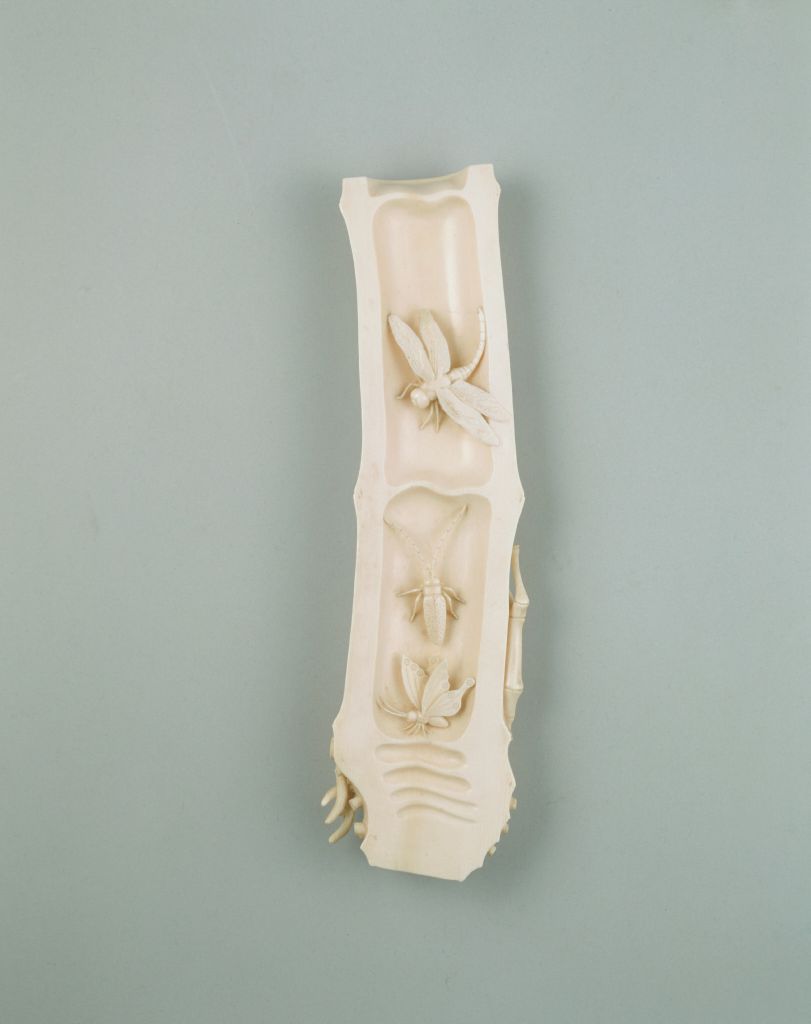 图片[3]-Ivory carved bamboo arm rest-China Archive